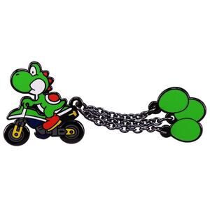 Super Mario Yoshi Dinosaur Double Enamel Pins 7-1